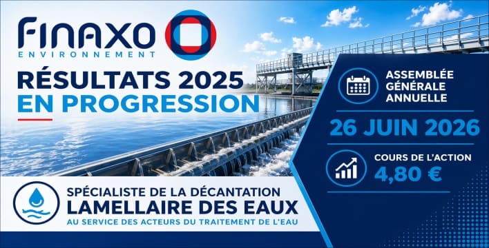 FINAXO ENVIRONNEMENT : résultats 2025 en progression et avancées stratégiques